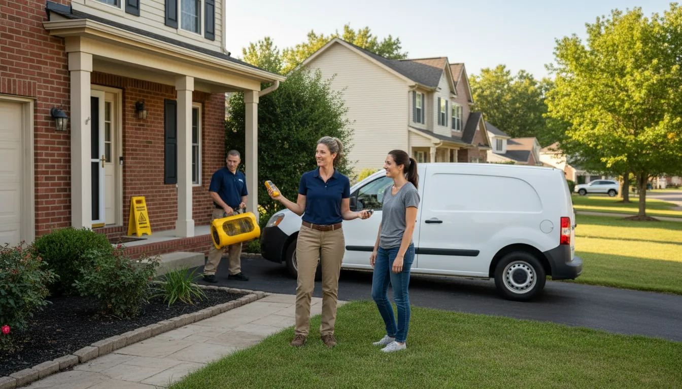 Residential water damage restoration in Laurel, MT